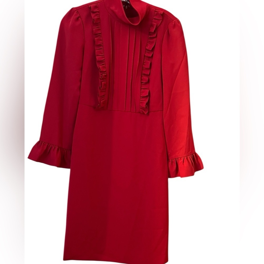 Brooks Brothers Red Long Sleeve Dress